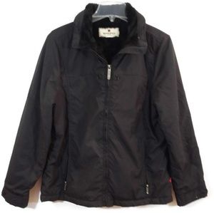 Woolrich Black Hooded Long Sleeve Jacket